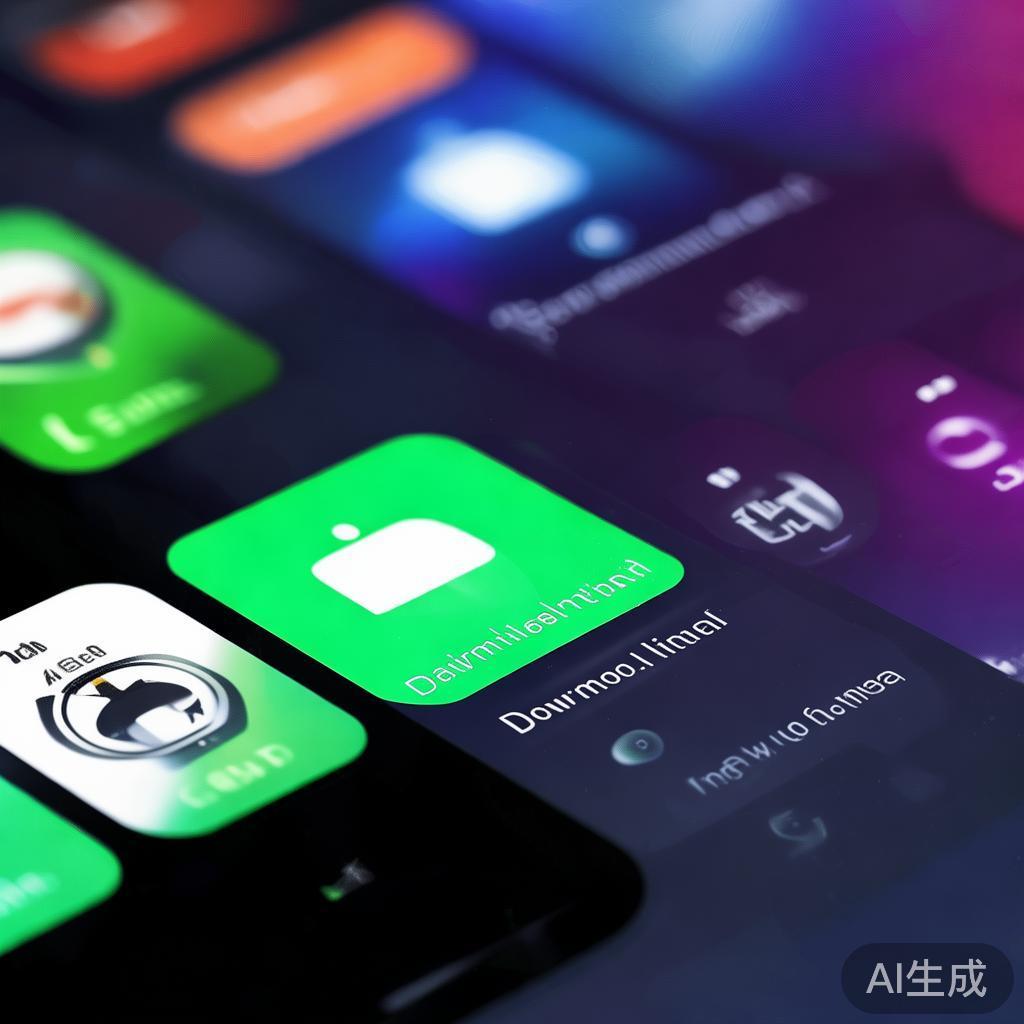 找到目标应用后，点击“下载安装”按钮。安卓用户需要